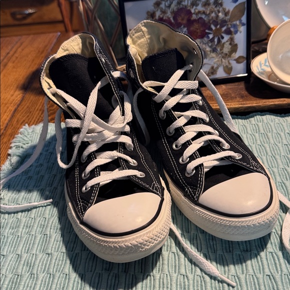 Converse Shoes - Converse | Chuck Taylor All-Stars Black Canvas High Top Sneakers M8/W10